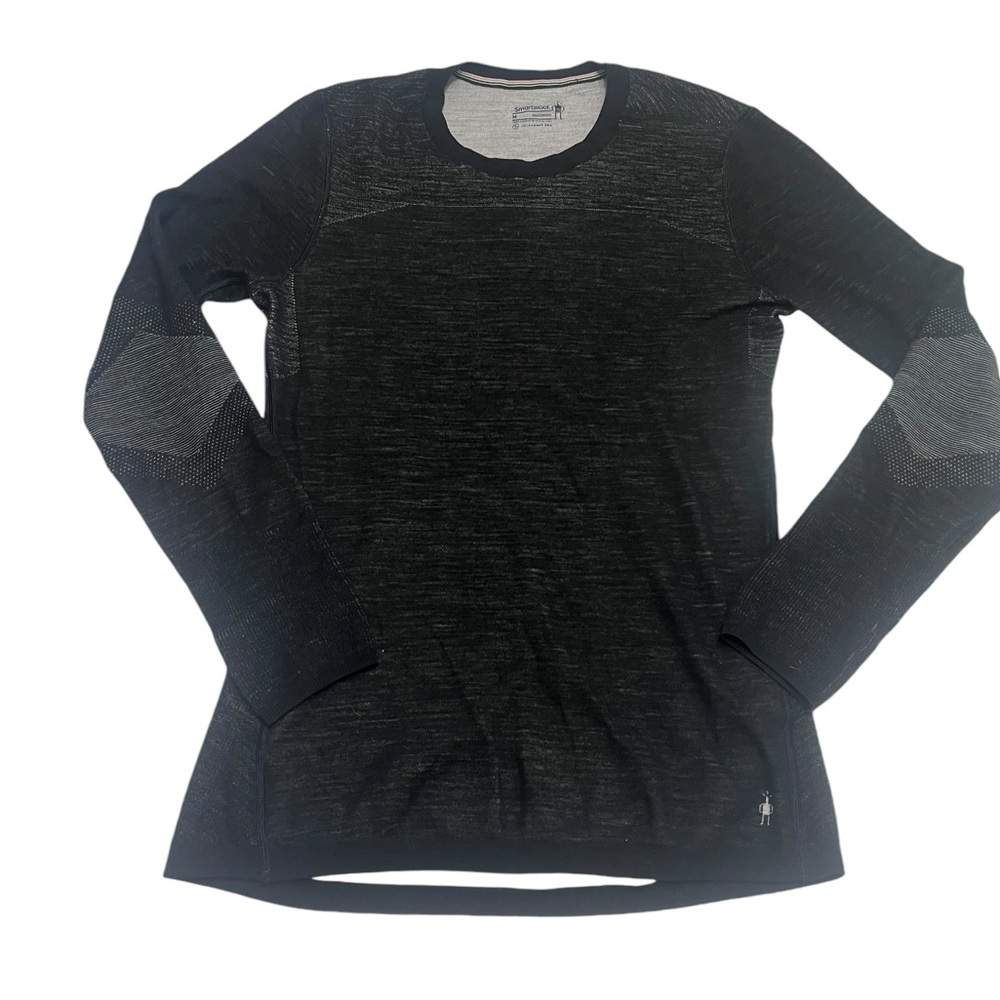 SMARTWOOL mens black long shirt  size M